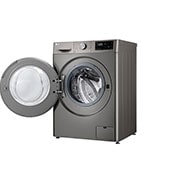 LG 人工智能·纤巧洗衣机 健康蒸汽洗 纤薄机身 10Kg 钛空银, Top view, FY10PN4, thumbnail 11