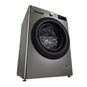LG 人工智能·纤巧洗衣机 健康蒸汽洗 纤薄机身 10Kg 钛空银, rear view, FY10PN4, thumbnail 13