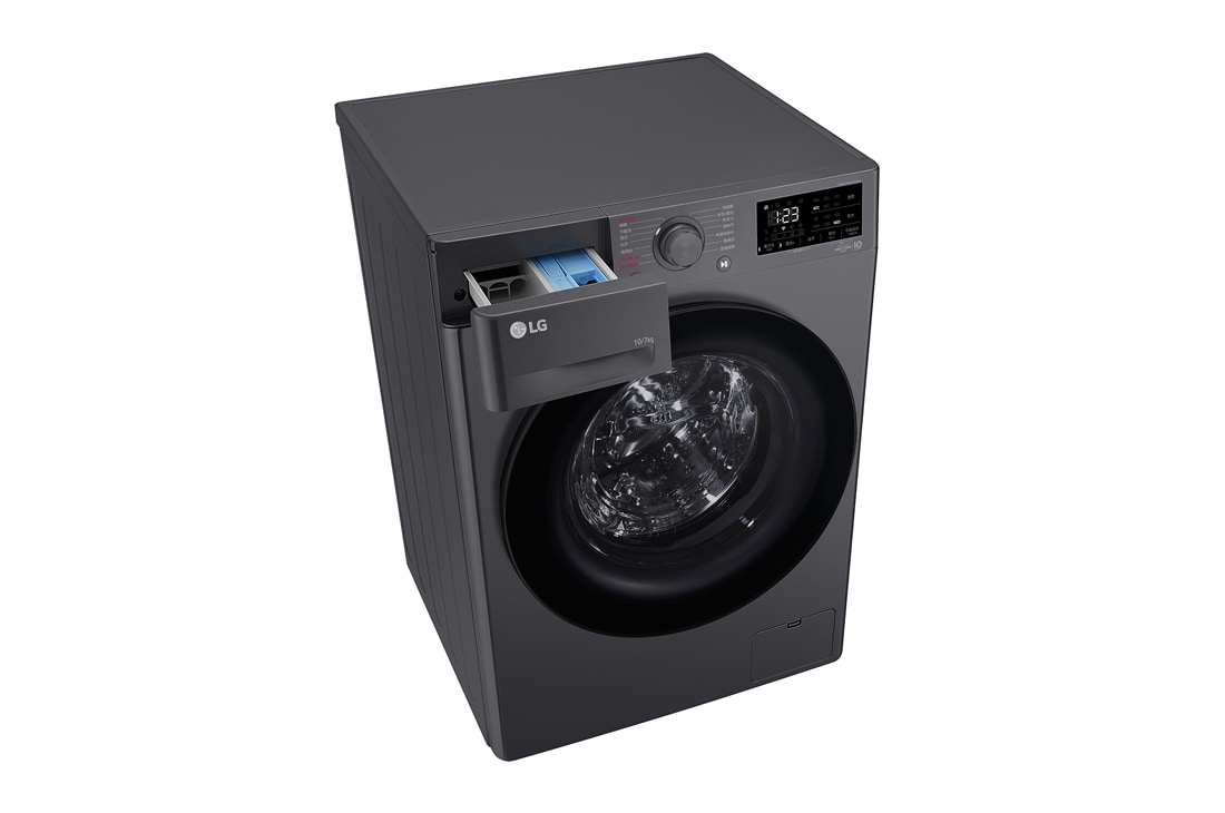 LG人工智能·星云黑洗烘一体机<br/>10/7Kg （京东专供）, 右视图, FCY10R4M, thumbnail 9