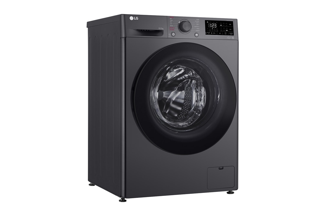 LG人工智能·星云黑洗烘一体机<br/>10/7Kg （京东专供）, 右视图, FCY10R4M, thumbnail 10
