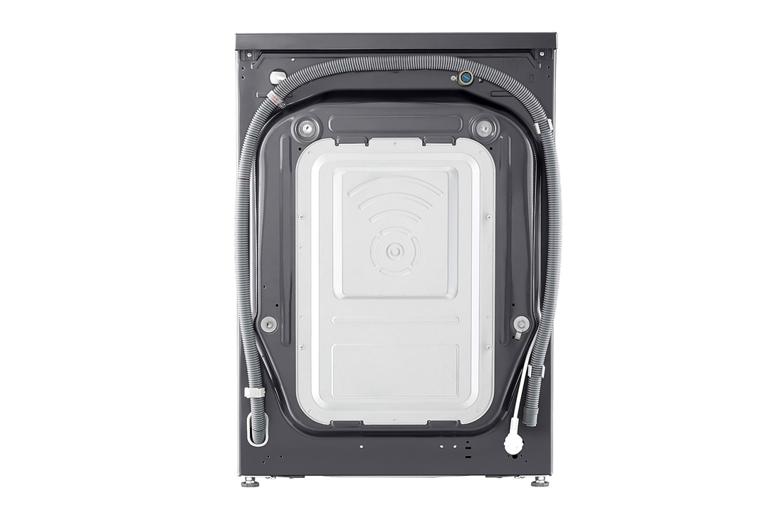 LG人工智能·纤巧洗衣机 <br>蒸汽洗烘 除菌除螨 护衣 10Kg 星云黑, 背面视图, FCY10Y4M, thumbnail 15