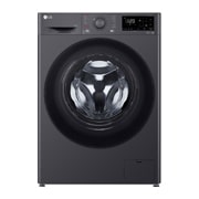 LG人工智能·纤巧洗衣机 <br>蒸汽洗烘 除菌除螨 护衣 10Kg 星云黑, 正面视图, FCY10Y4M, thumbnail 1