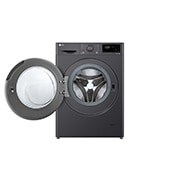 LG人工智能·纤巧洗衣机 <br>蒸汽洗烘 除菌除螨 护衣 10Kg 星云黑, 正面开门视图, FCY10Y4M, thumbnail 2