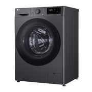 LG人工智能·纤巧洗衣机 <br>蒸汽洗烘 除菌除螨 护衣 10Kg 星云黑, 左侧面视图, FCY10Y4M, thumbnail 12