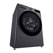 LG人工智能·纤巧洗衣机 <br>蒸汽洗烘 除菌除螨 护衣 10Kg 星云黑, 右侧面视图, FCY10Y4M, thumbnail 13