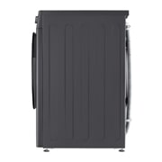 LG人工智能·纤巧洗衣机 <br>蒸汽洗烘 除菌除螨 护衣 10Kg 星云黑, 侧面视图, FCY10Y4M, thumbnail 14