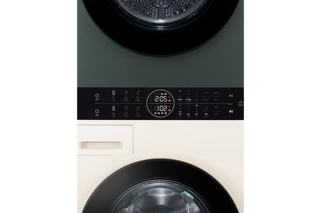 LG人工智能·WashTower洗烘塔<br>洗干一体机 奂然系列<br>13Kg+10Kg 玉石白+墨玉绿, FN231QH, thumbnail 5