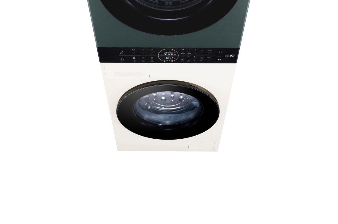 LG人工智能·WashTower洗烘塔<br>洗干一体机 奂然系列<br>13Kg+10Kg 玉石白+墨玉绿, FN231QH, thumbnail 8