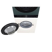 LG人工智能·WashTower洗烘塔<br>洗干一体机 奂然系列<br>13Kg+10Kg 玉石白+墨玉绿, FN231QH, thumbnail 4