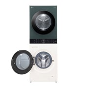 LG人工智能·WashTower洗烘塔<br>洗干一体机 奂然系列<br>13Kg+10Kg 玉石白+墨玉绿, FN231QH, thumbnail 10