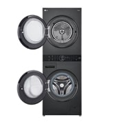 LG 人工智能·WashTower洗烘塔<br>洗干一体机 奂然系列<br>13Kg+10Kg 曜岩黑, FN23BQH, thumbnail 3