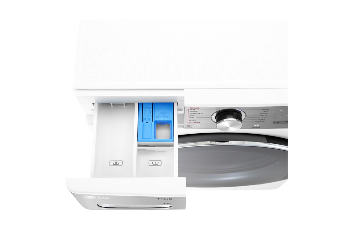 LG 京东专供<br>LG 人工智能·小旋风洗衣机 <br>360°速净喷淋 蒸汽洗10Kg 奢华白, 05_Vivace_VC3_V700_11kg_Platinum_F4V5BRPKP0B_CN_Front_Panel_Detail, FCW10Y4WA, thumbnail 5