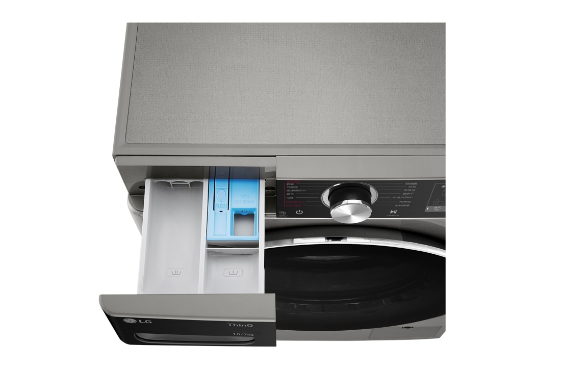 LG 京东专供<br>LG 人工智能·小旋风洗烘一体机 <br>360°速净喷淋 蒸汽洗 10/7Kg 钛空银, FCW10D4PA, FCW10D4PA, thumbnail 6