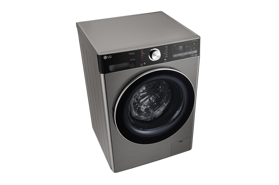 LG 京东专供<br>LG 人工智能·小旋风洗烘一体机 <br>360°速净喷淋 蒸汽洗 10/7Kg 钛空银, FCW10D4PA, FCW10D4PA, thumbnail 7