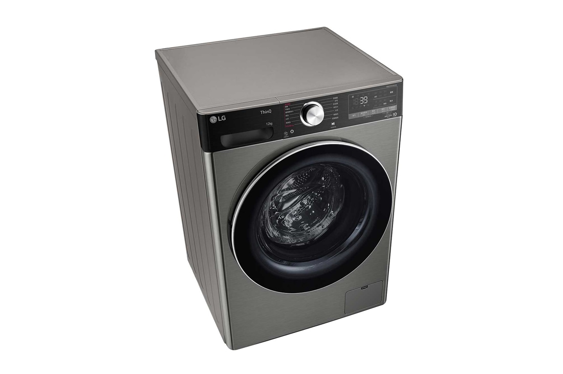 LG人工智能·小旋风<sup>Max</sup>大容量洗衣机 360°速净喷淋  12Kg 钛空银, 07_Vivace_VC3_V700_11kg_Platinum_F4V5BRPKP0B_CN_Top_Drawer_Open_Detail, FCW12Y4PA, thumbnail 7