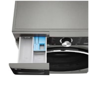 LG人工智能·小旋风<sup>Max</sup>大容量洗衣机 360°速净喷淋  12Kg 钛空银, 06_Vivace_VC3_V700_11kg_Platinum_F4V5BRPKP0B_CN_Top_Right_Drawer_Open_Detail, FCW12Y4PA, thumbnail 6