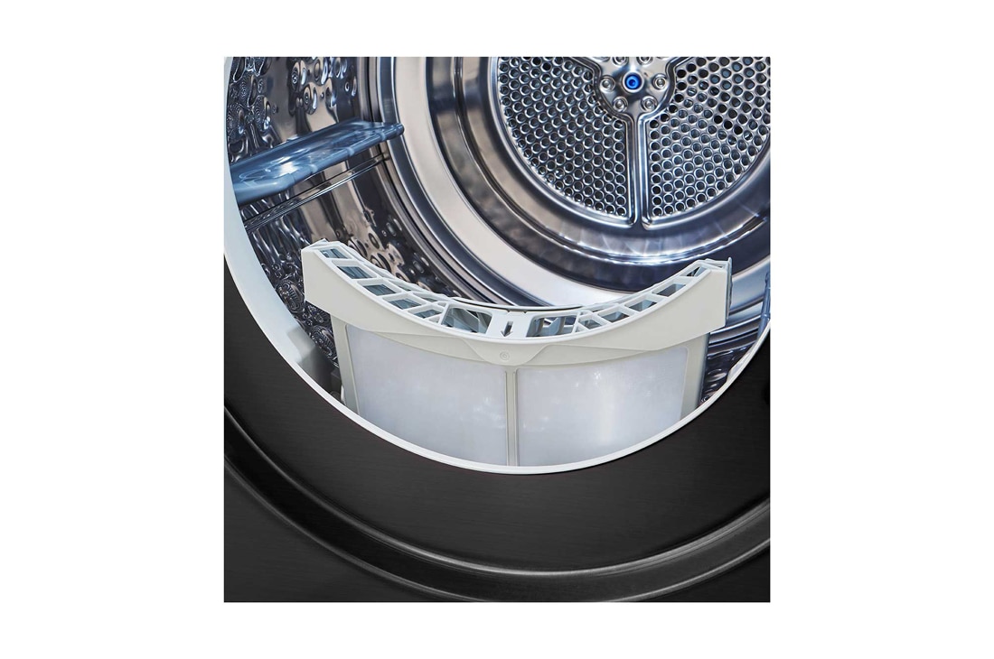 LG 双变频热泵·大容量干衣机 健康智能护衣 10Kg 曜岩黑, RH10V9JV2WR, RH10V9JV2W, thumbnail 6