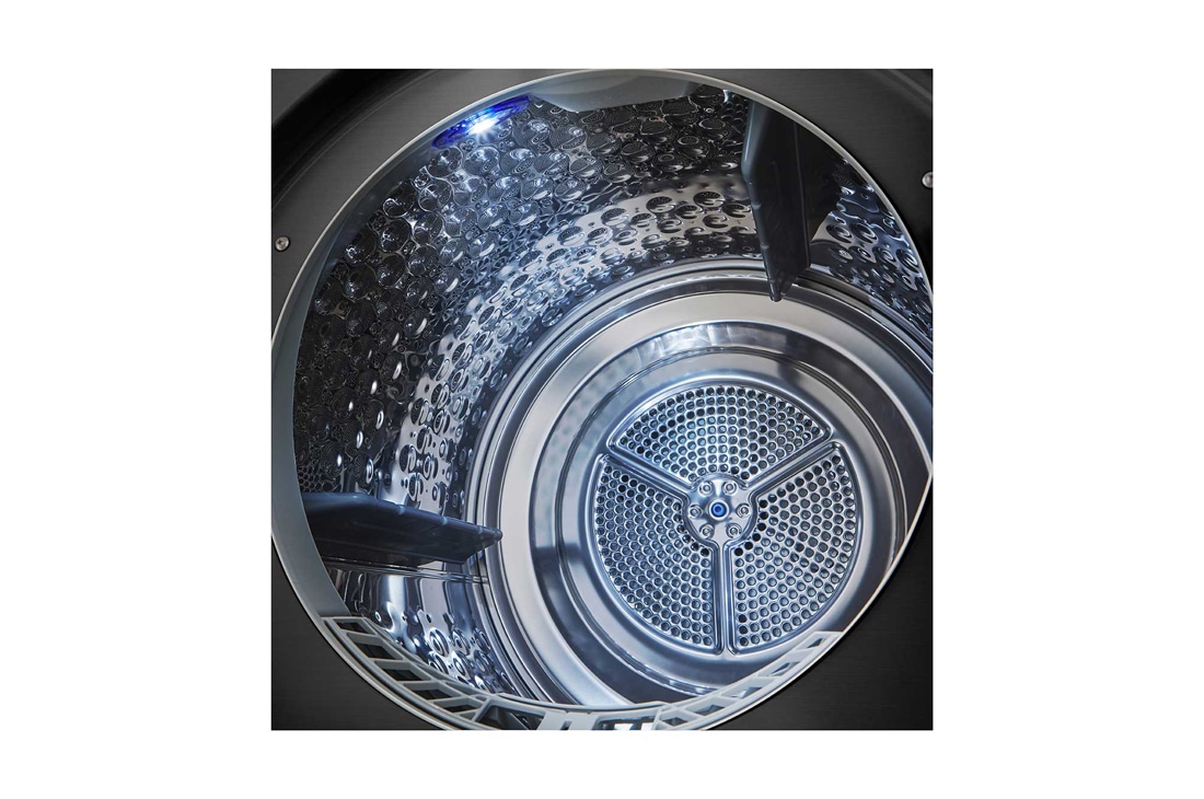 LG 双变频热泵·大容量干衣机 健康智能护衣 10Kg 曜岩黑, RH10V9JV2WR, RH10V9JV2W, thumbnail 7