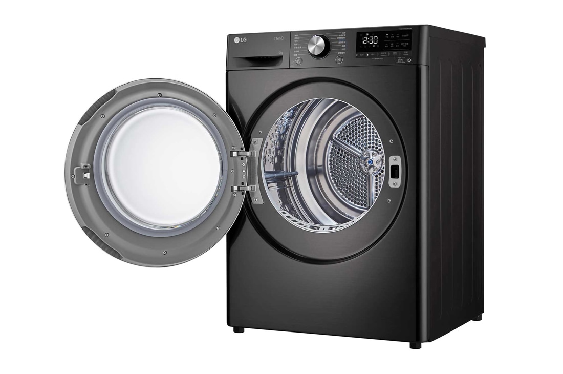 LG 双变频热泵·大容量干衣机 健康智能护衣 10Kg 曜岩黑, RH10V9JV2WR, RH10V9JV2W, thumbnail 10