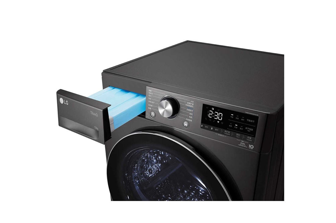 LG 双变频热泵·大容量干衣机 健康智能护衣 10Kg 曜岩黑, RH10V9JV2WR, RH10V9JV2W, thumbnail 11
