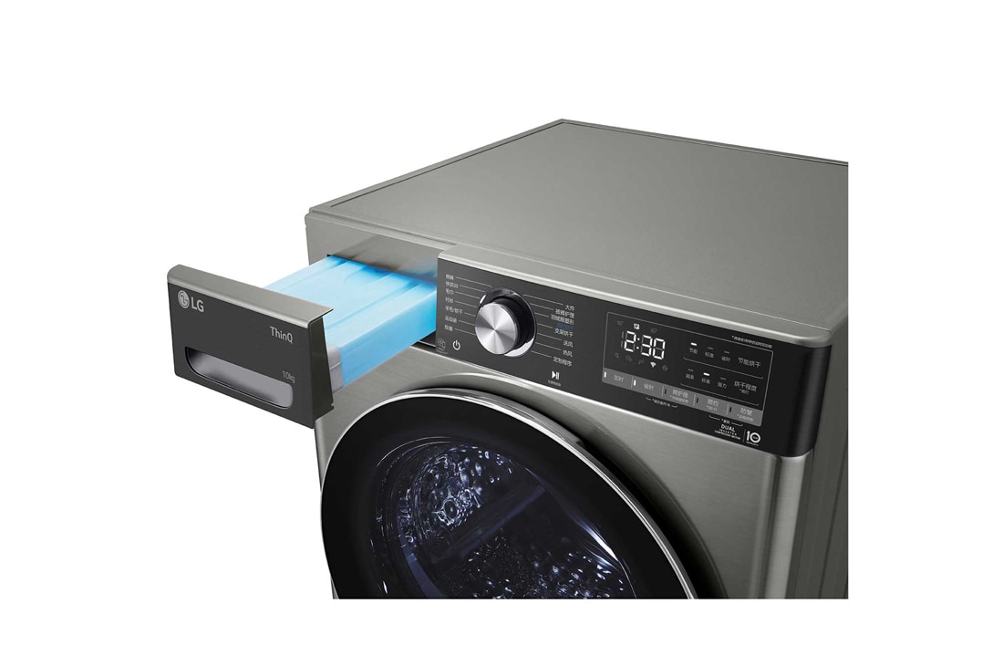 LG  双变频热泵· 大容量干衣机 健康智能护衣 10Kg 钛空银, 局部图5, RH10V9PV2WR, thumbnail 8
