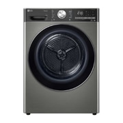 LG  双变频热泵· 大容量干衣机 健康智能护衣 10Kg 钛空银, 正面视图, RH10V9PV2WR, thumbnail 1