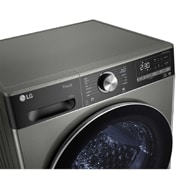 LG  双变频热泵· 大容量干衣机 健康智能护衣 10Kg 钛空银, 右边侧面视图, RH10V9PV2WR, thumbnail 3