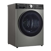 LG  双变频热泵· 大容量干衣机 健康智能护衣 10Kg 钛空银, 左边侧面视图, RH10V9PV2WR, thumbnail 9