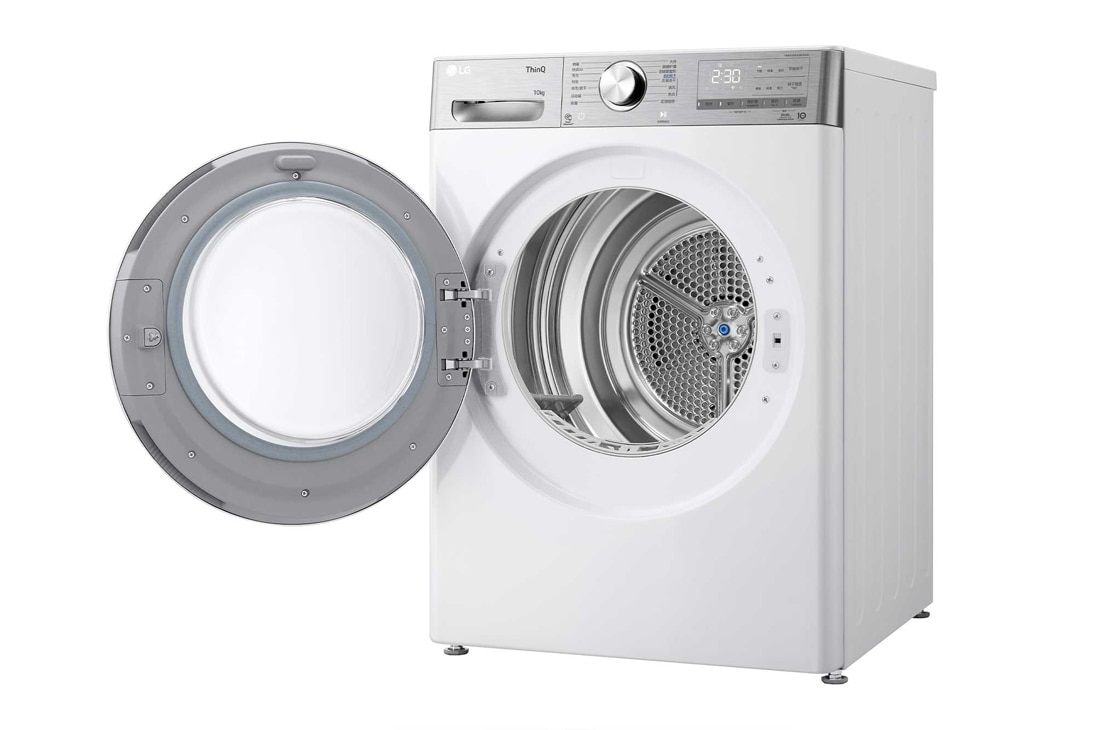 LG 双变频热泵· 大容量 干衣机 <br>智能护衣 10Kg 奢华白, 背面视图, RH10V9AV2WR, thumbnail 15