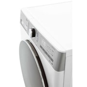 LG 双变频热泵· 大容量 干衣机 <br>智能护衣 10Kg 奢华白, 右上方侧面视图, RH10V9AV2WR, thumbnail 10