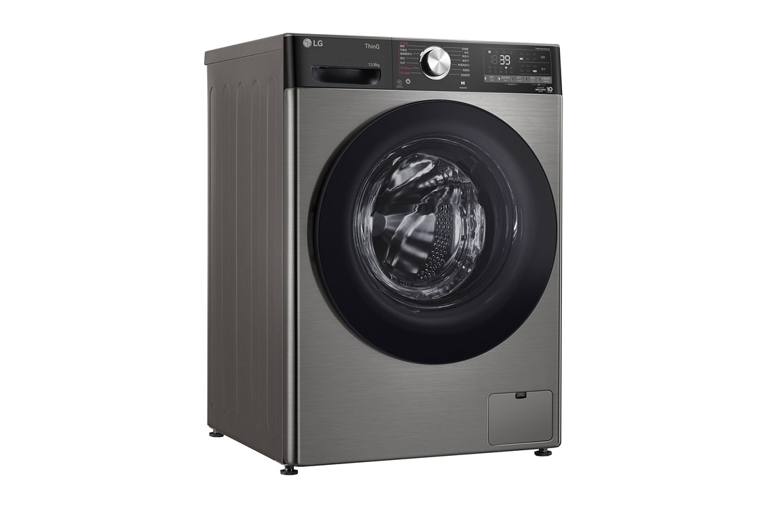 LG人工智能·小旋风<sup>Max</sup>大容量洗烘一体机 360°速净喷淋  12/8Kg 钛空银, FD12PW4A, FD12PW4A, thumbnail 8