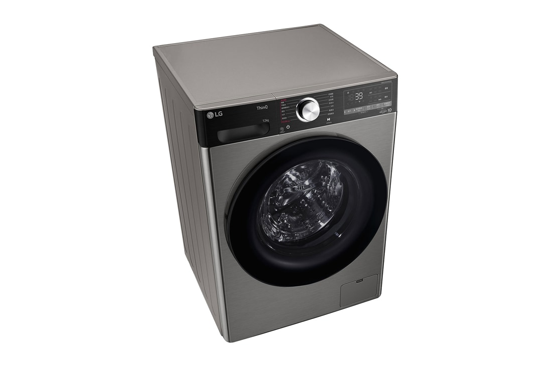 LG人工智能·小旋风<sup>Max</sup>大容量洗衣机 360°速净喷淋  12Kg 钛空银, 07_FY12PW4A_Top_Drawer_Open_Detail, FY12PW4A, thumbnail 7