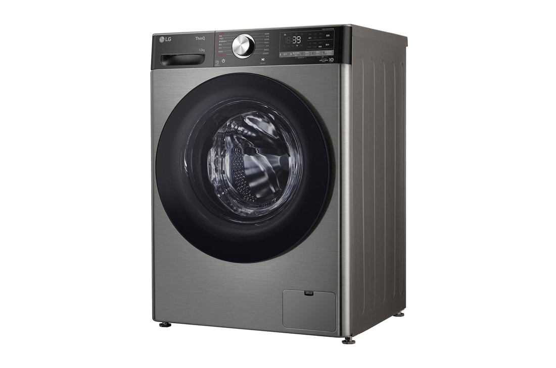 LG人工智能·小旋风<sup>Max</sup>大容量洗衣机 360°速净喷淋  12Kg 钛空银, FY12PW4A, thumbnail 9