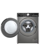 LG人工智能·小旋风<sup>Max</sup>大容量洗衣机 360°速净喷淋  12Kg 钛空银, 02_FY12PW4A_FrontOpen, FY12PW4A, thumbnail 2