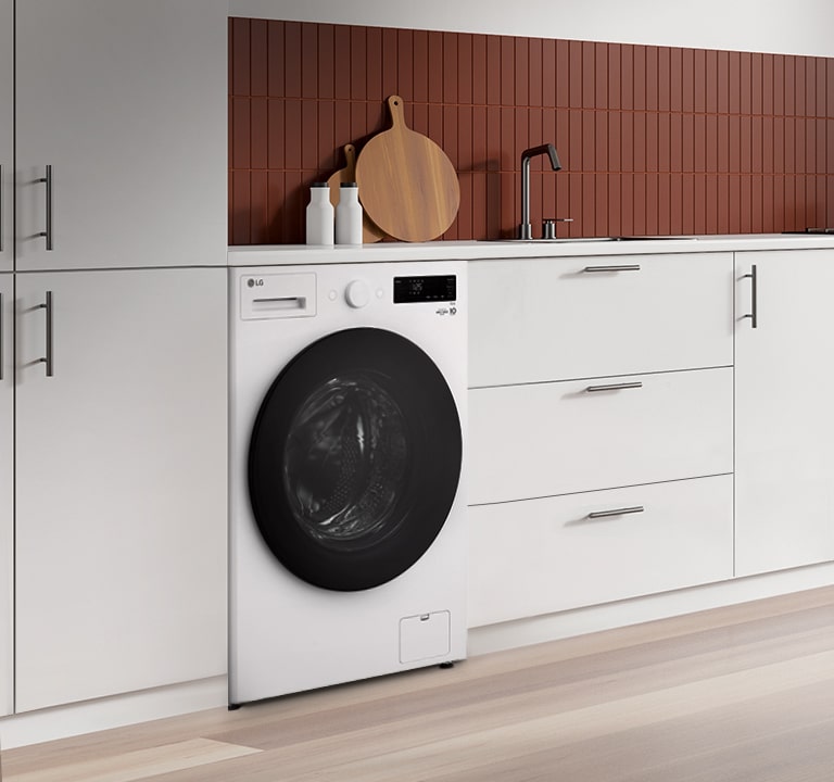 它显示洗衣机的内部的图像