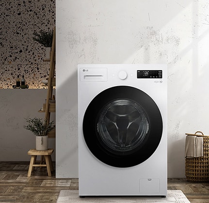 它显示洗衣机的内部的图像