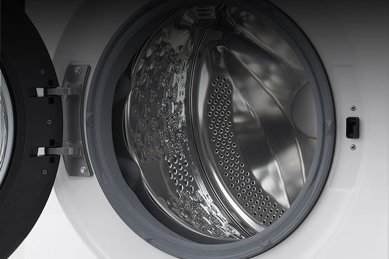 它显示了洗衣机的内部