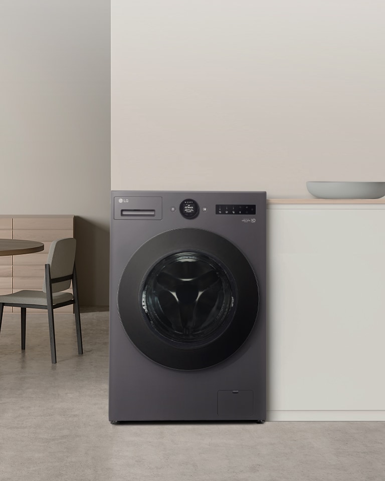 它显示洗衣机的内部的图像