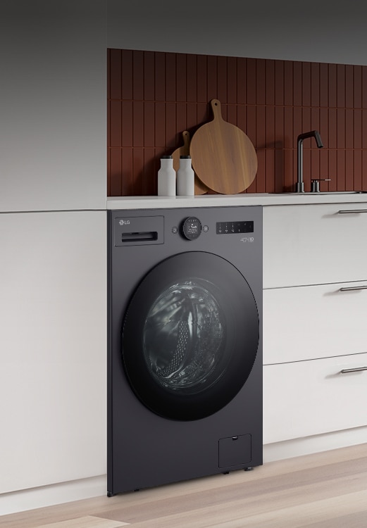 它显示洗衣机的内部的图像