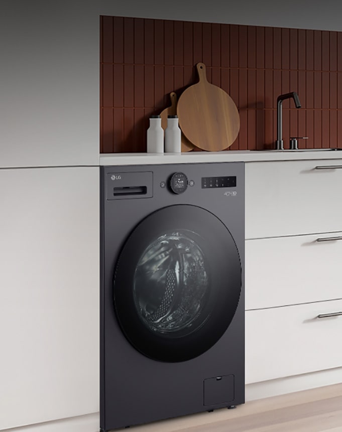 它显示洗衣机的内部的图像