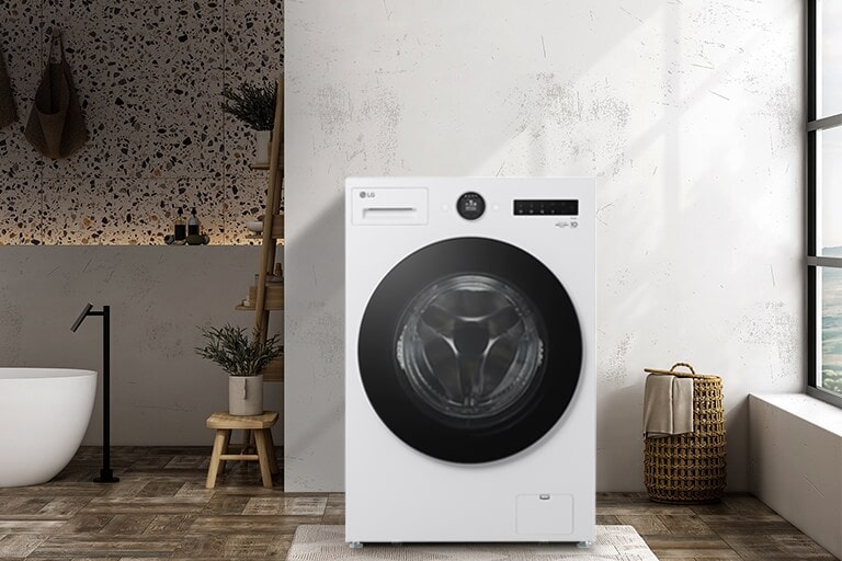 它显示洗衣机的内部的图像