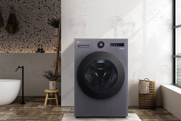 它显示洗衣机的内部的图像