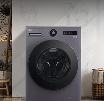 它显示洗衣机的内部的图像