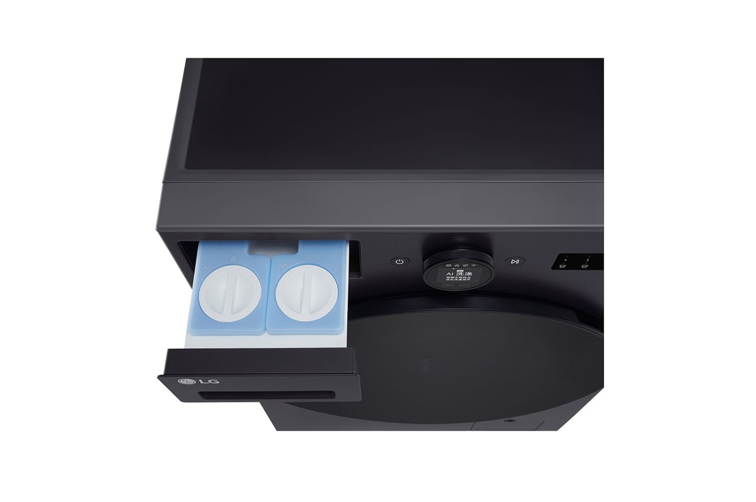 LG人工智能·觅境洗烘一体 <br>超薄机身 360°速净喷淋<br>14/8Kg 暮云黑, 详情 5, FF14DJ0C, thumbnail 7