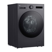 LG人工智能·觅境洗烘一体 <br>超薄机身 360°速净喷淋<br>14/8Kg 暮云黑, 左侧, FF14DJ0C, thumbnail 11