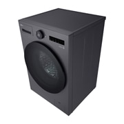 LG人工智能·觅境洗烘一体 <br>超薄机身 360°速净喷淋<br>14/8Kg 暮云黑, 右侧, FF14DJ0C, thumbnail 12