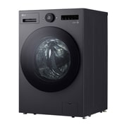 LG人工智能·觅境洗烘一体 <br>超薄机身 360°速净喷淋<br>14/8Kg 暮云黑, 右侧, FF14DJ0C, thumbnail 14