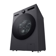 LG人工智能·觅境洗烘一体 <br>超薄机身 360°速净喷淋<br>14/8Kg 暮云黑, 右侧, FF14DJ0C, thumbnail 15