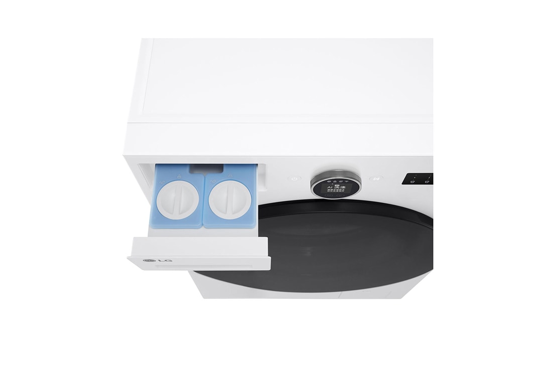 LG人工智能·觅境洗烘一体<br>超薄机身 360°速净喷淋<br>14/8Kg 云雾白, 详情 5, FF14CJ0C, thumbnail 7