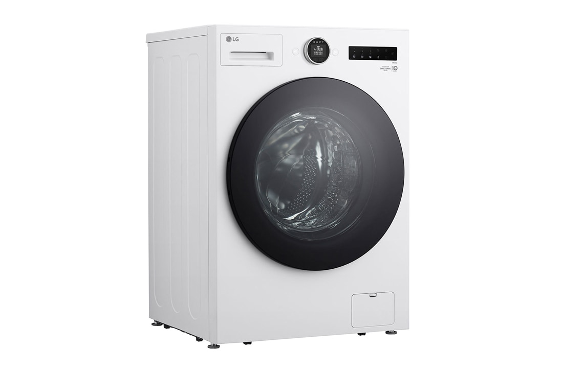 LG人工智能·觅境洗烘一体<br>超薄机身 360°速净喷淋<br>14/8Kg 云雾白, 左侧, FF14CJ0C, thumbnail 11